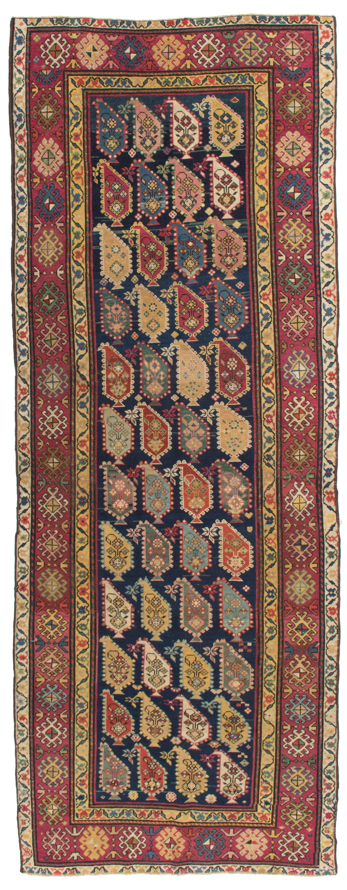 Persian Gharabagh / karabakh runner, 282 × 102 cm