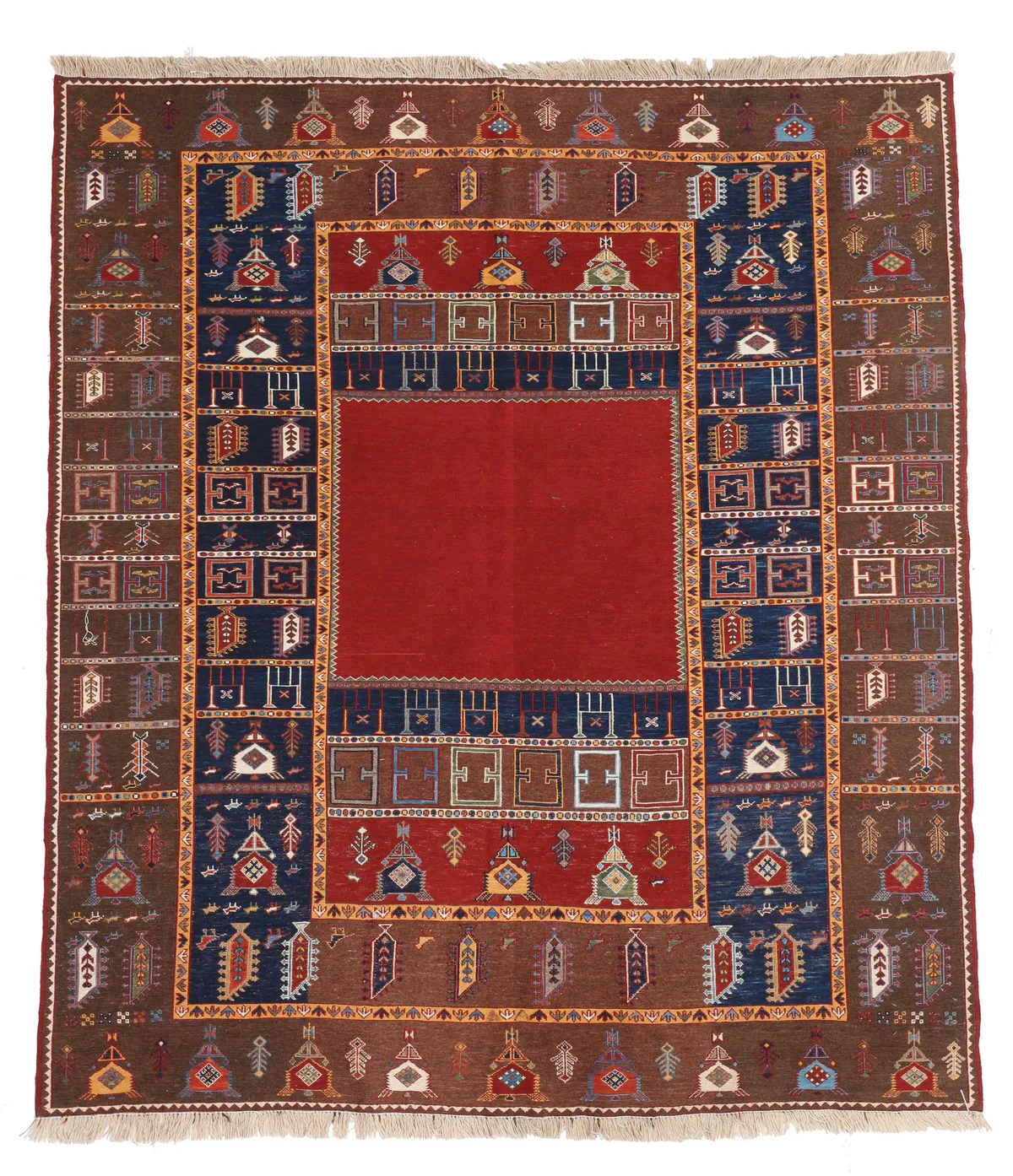 Shirvan Design Rug, 192 × 169 cm