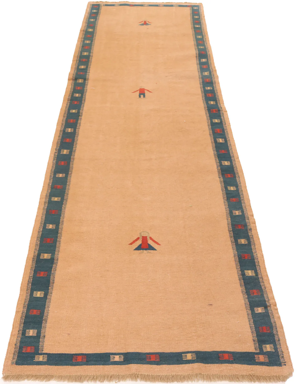 Gabbeh kilim runner, 310 × 83 cm