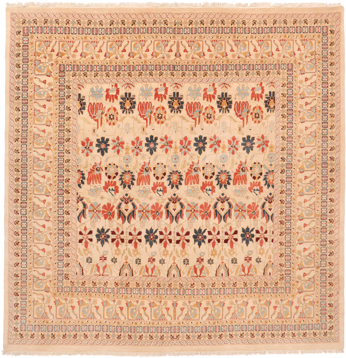 Fine Garous Ziegler design rug, 277 × 275 cm