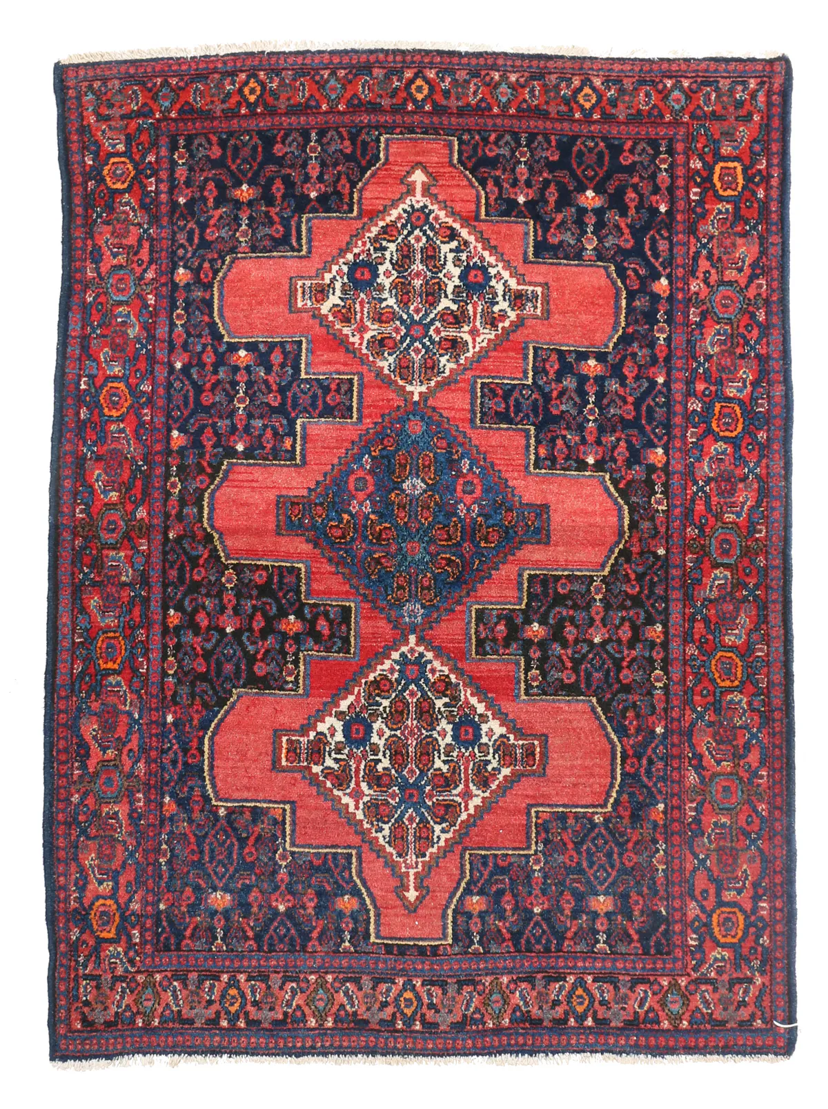 Senneh Antique Rug – circa 1950, 146 × 108 cm