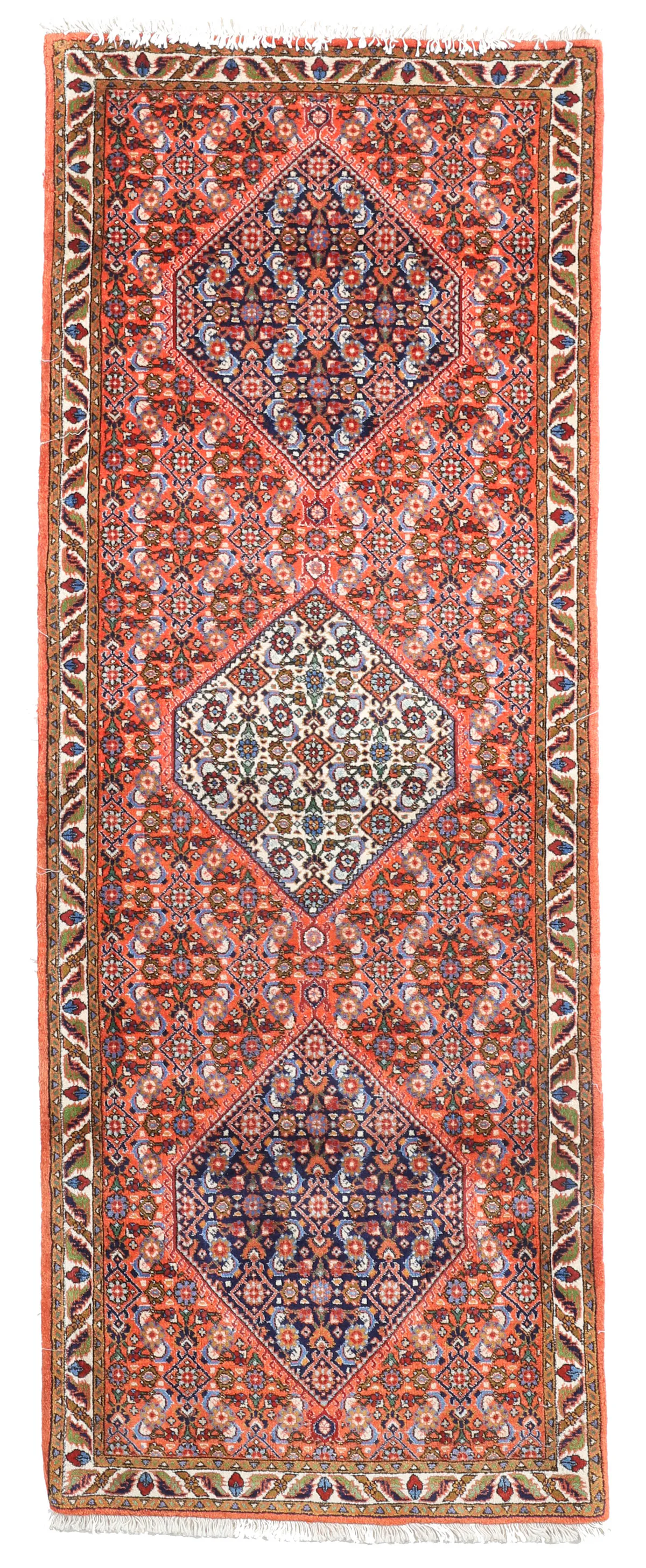 Persian Bidjar/Bijar Runner, 202 × 75 cm