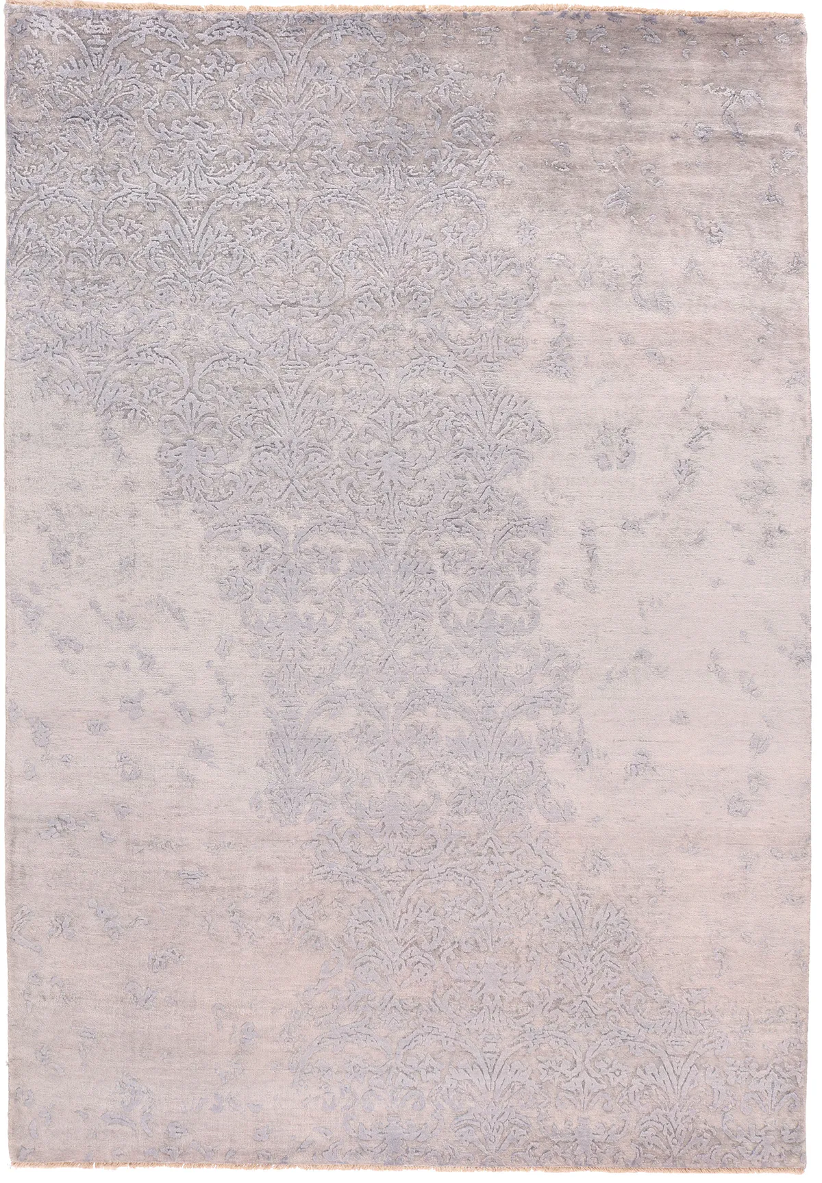 Modern part silk design, 242 × 170 cm