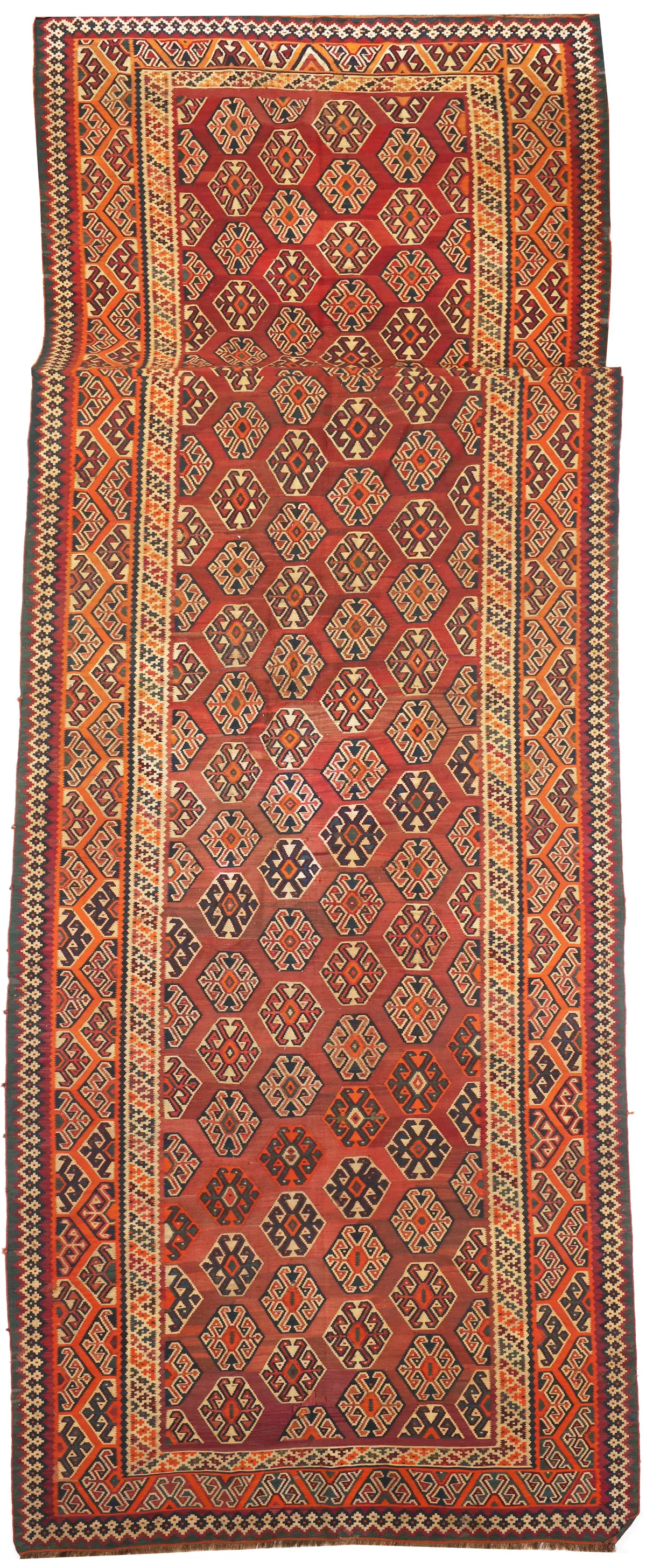 Kashgai Kilim Runner in, 595 × 185 cm