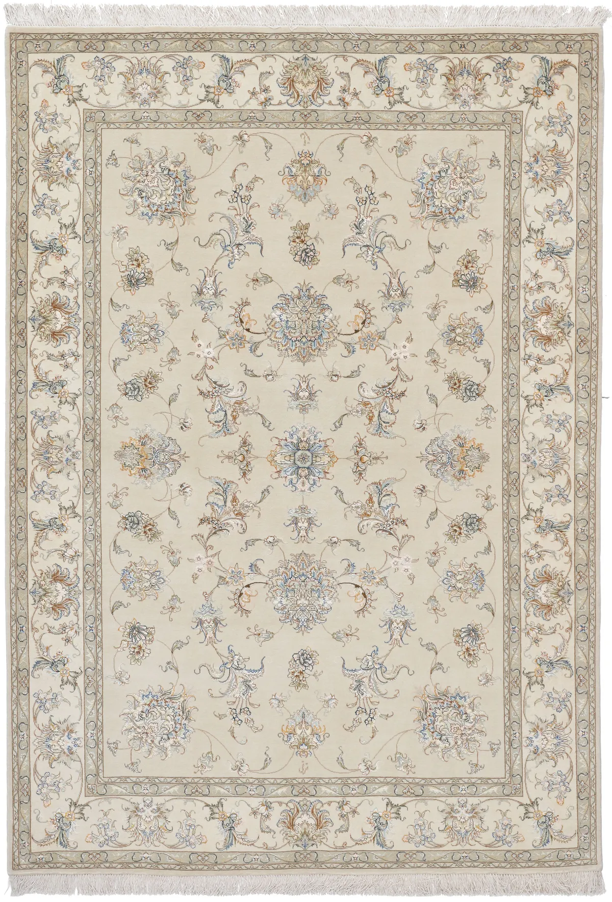 Persian Tabriz rug, 242 × 170 cm