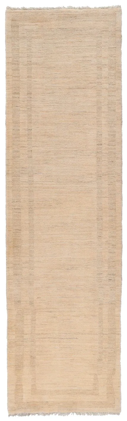 Persian Gabbeh runner Beige, 291 × 85 cm