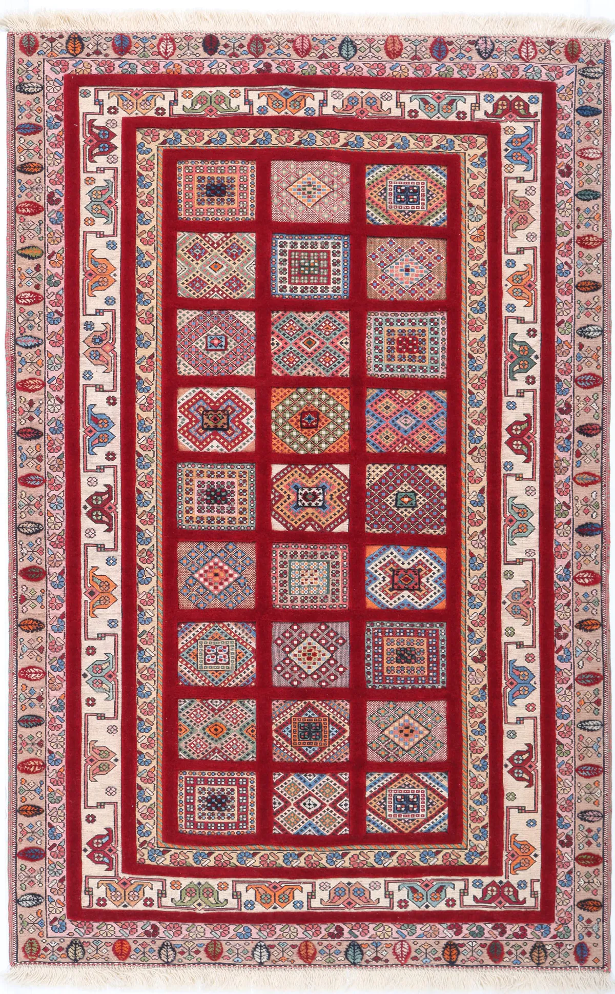 Afshar Sirjan Kilim, 203 × 127 cm
