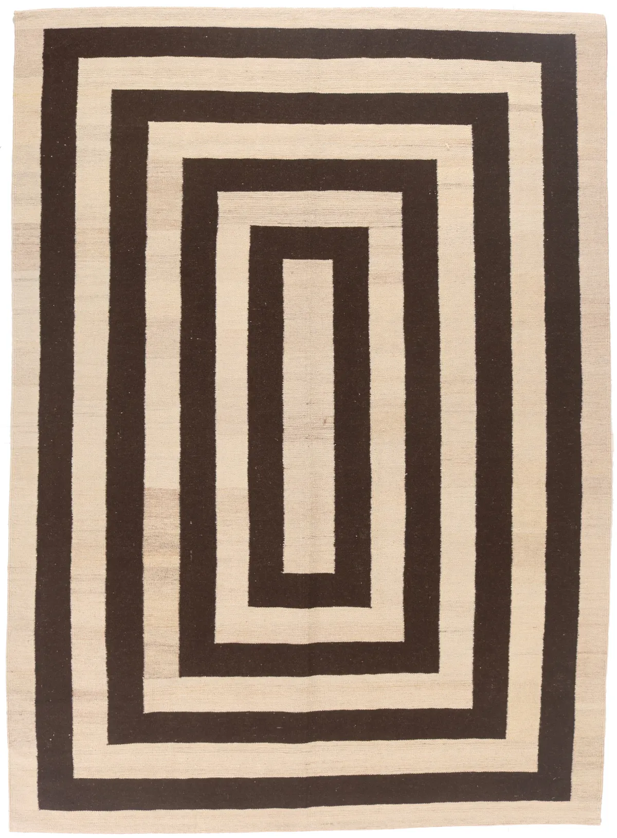 Qashgai/ Kashgai kilim in Maze design, 250 × 187 cm
