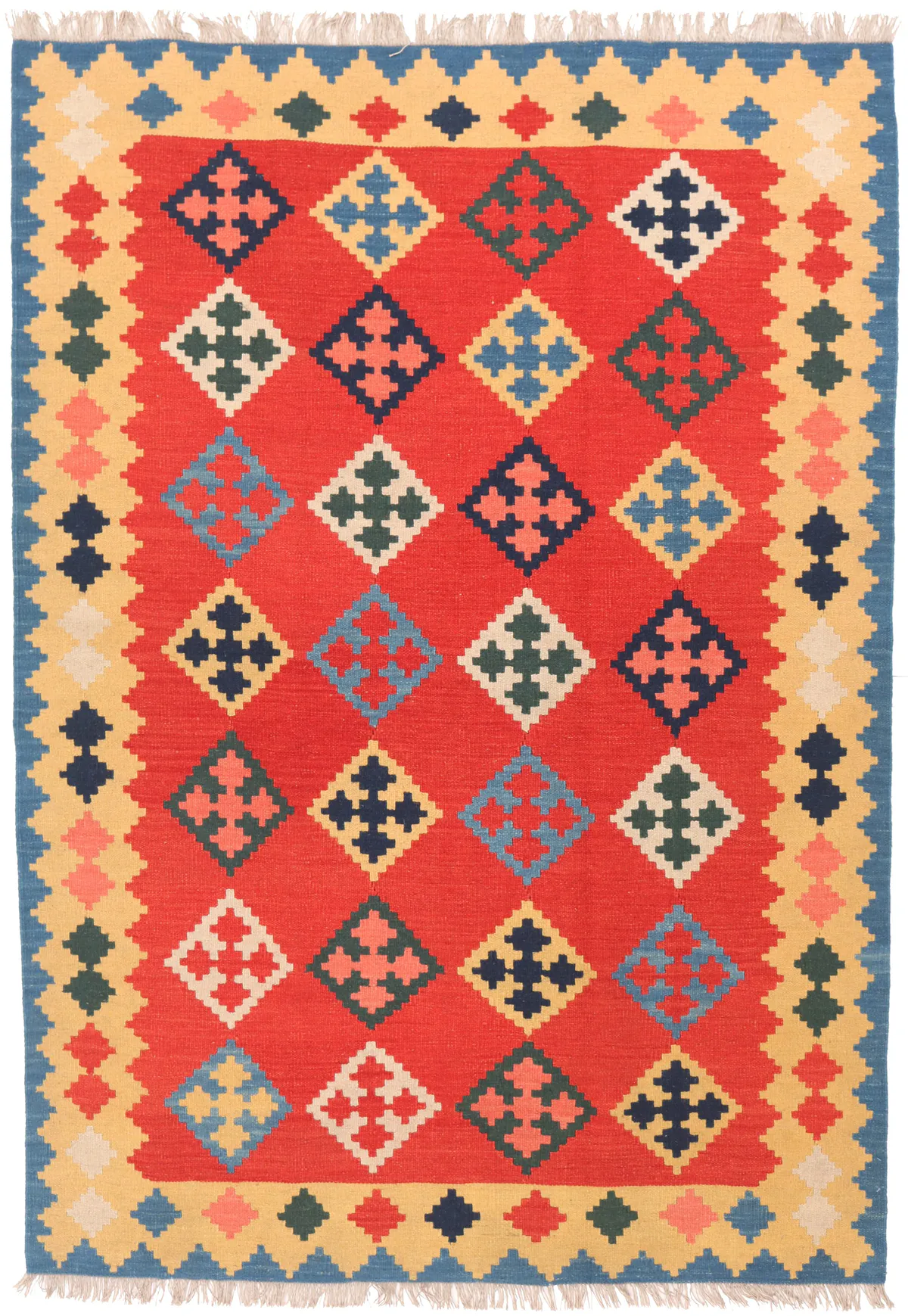 Kashgai or Qashkai Kilim, 205 × 145 cm
