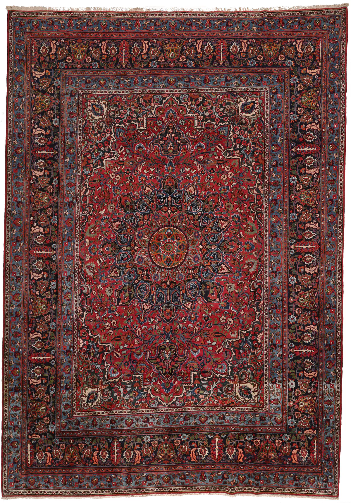 Antique Persian Mashad rug – 15.2 x 10.8, 465 × 330 cm