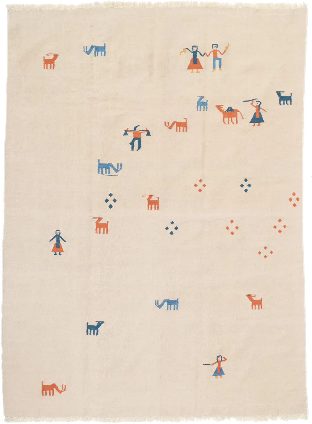 Kashgai/Qashgai kilim, 244 × 178 cm