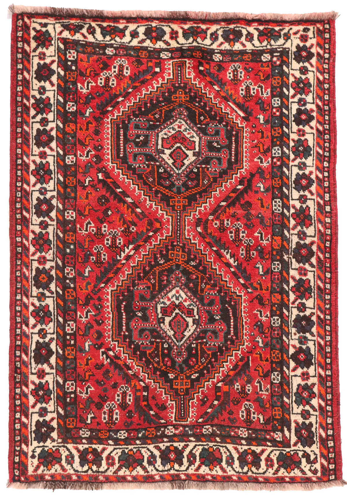 Nomadic Shiraz rug, 161 × 113 cm