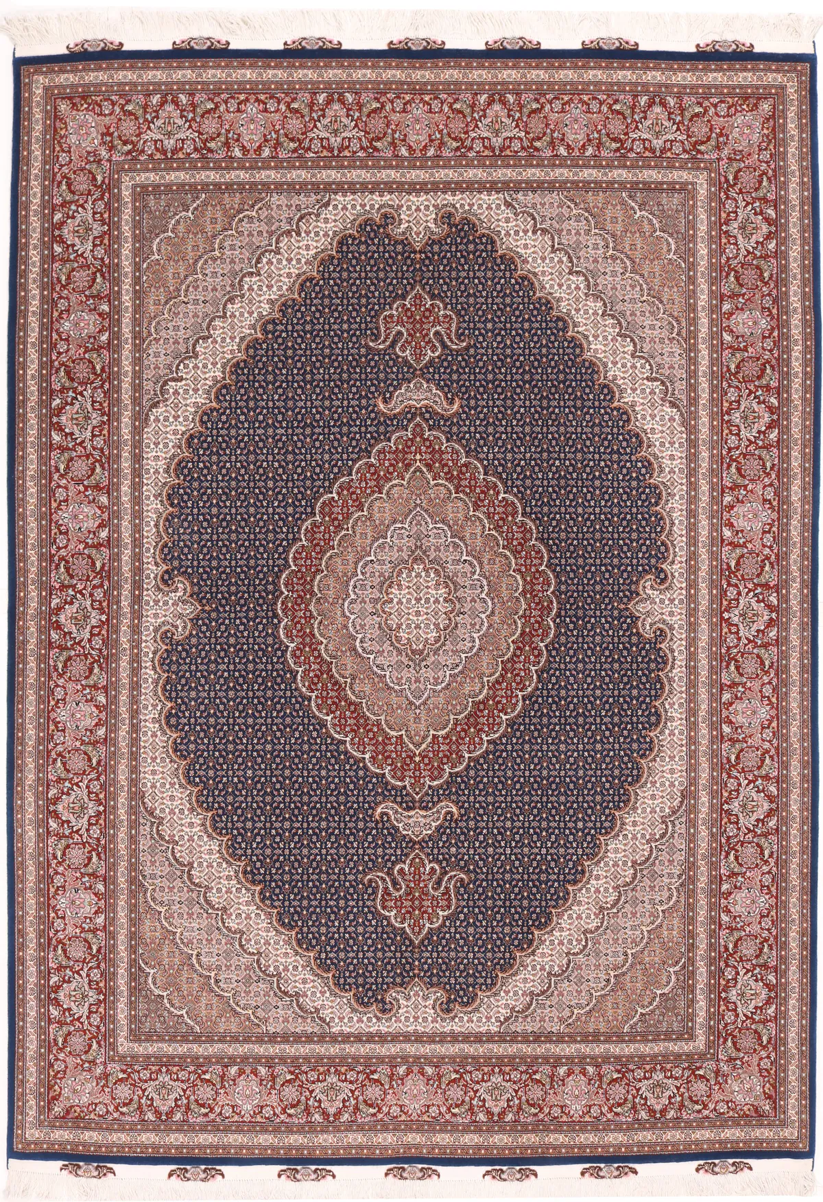 Tabriz Mahi 50Raj Dark Navy, 239 × 169 cm