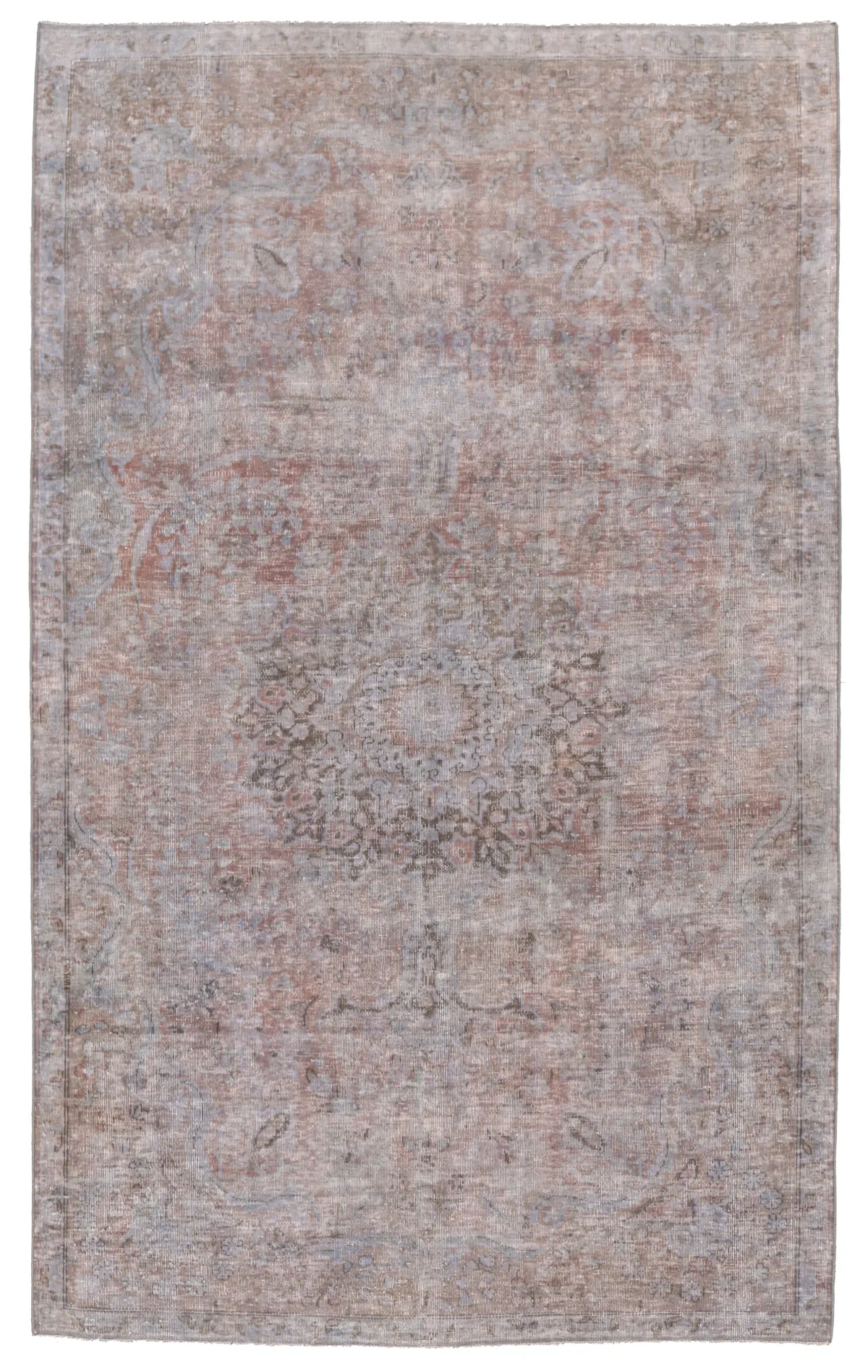 Vintage Overdyed With Grey, 223 × 134 cm