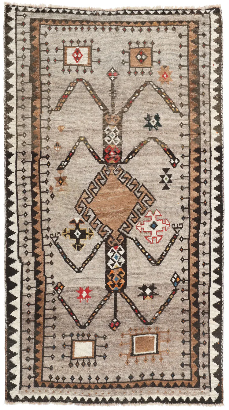 Persian Gabbeh Rug, 210 × 118 cm