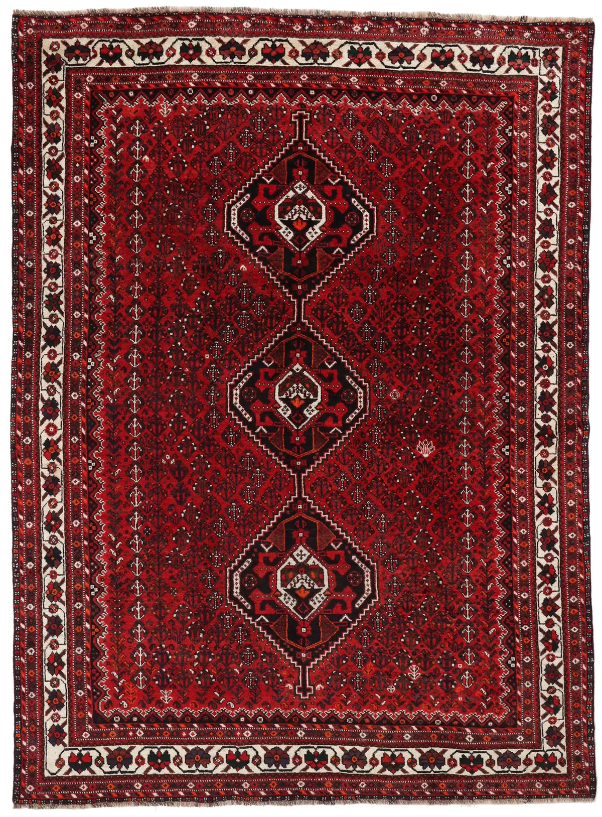 Persian Nomadic Shiraz Rug, 305 × 219 cm