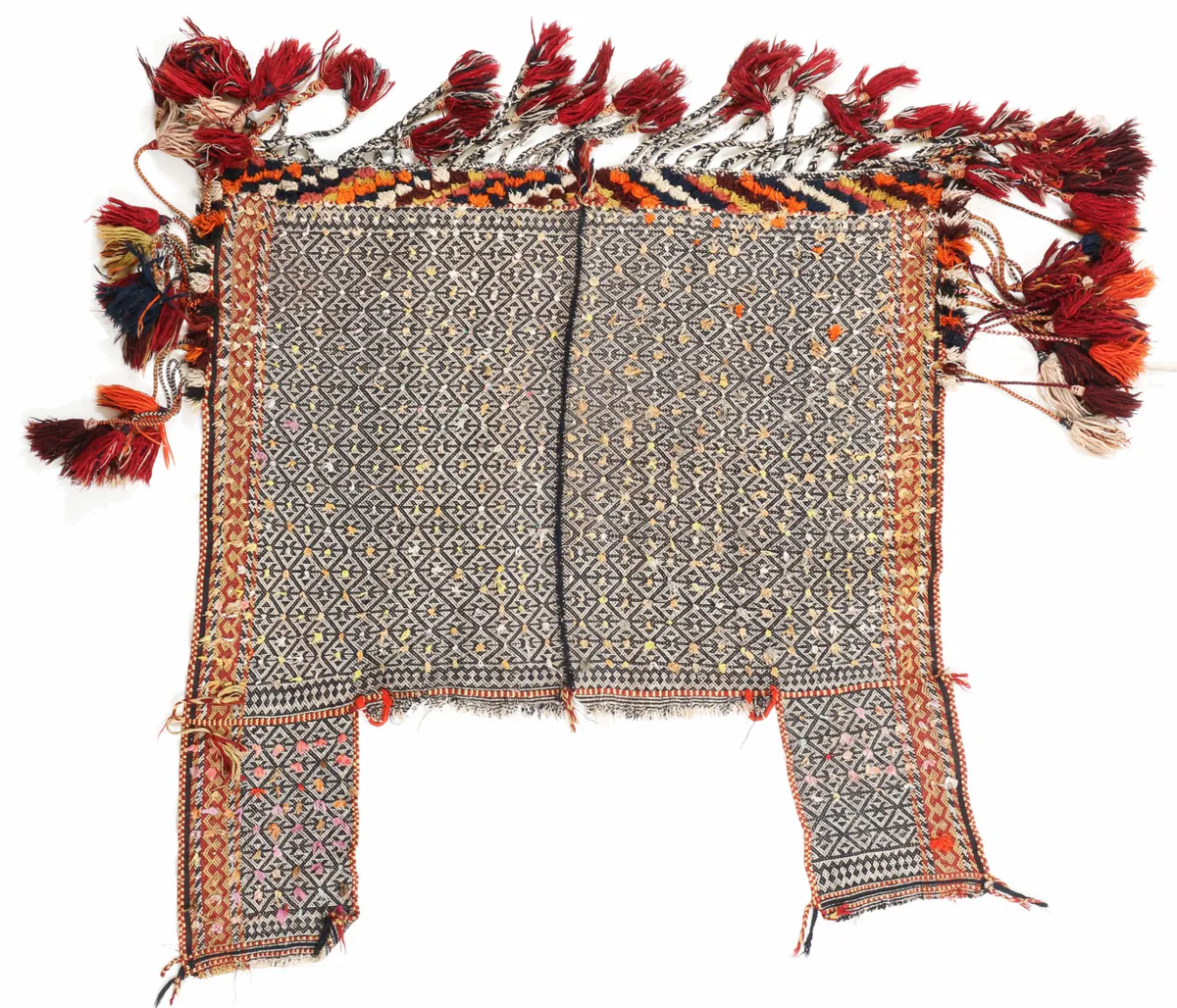 Horse Saddle Kashgai circa 1930, 148 × 100 cm
