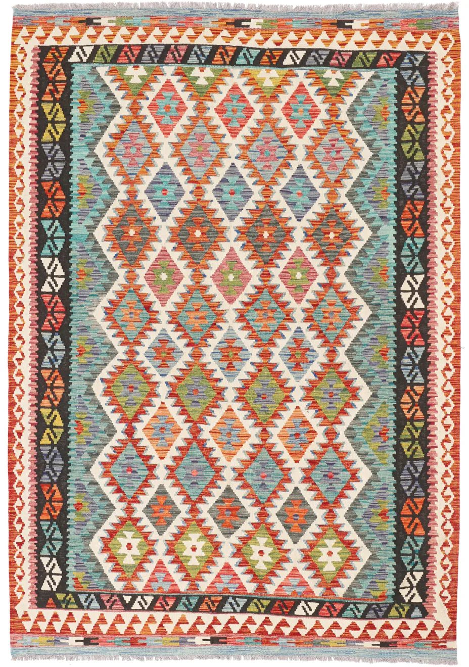 Shirvan Kilim rug, 243 × 173 cm