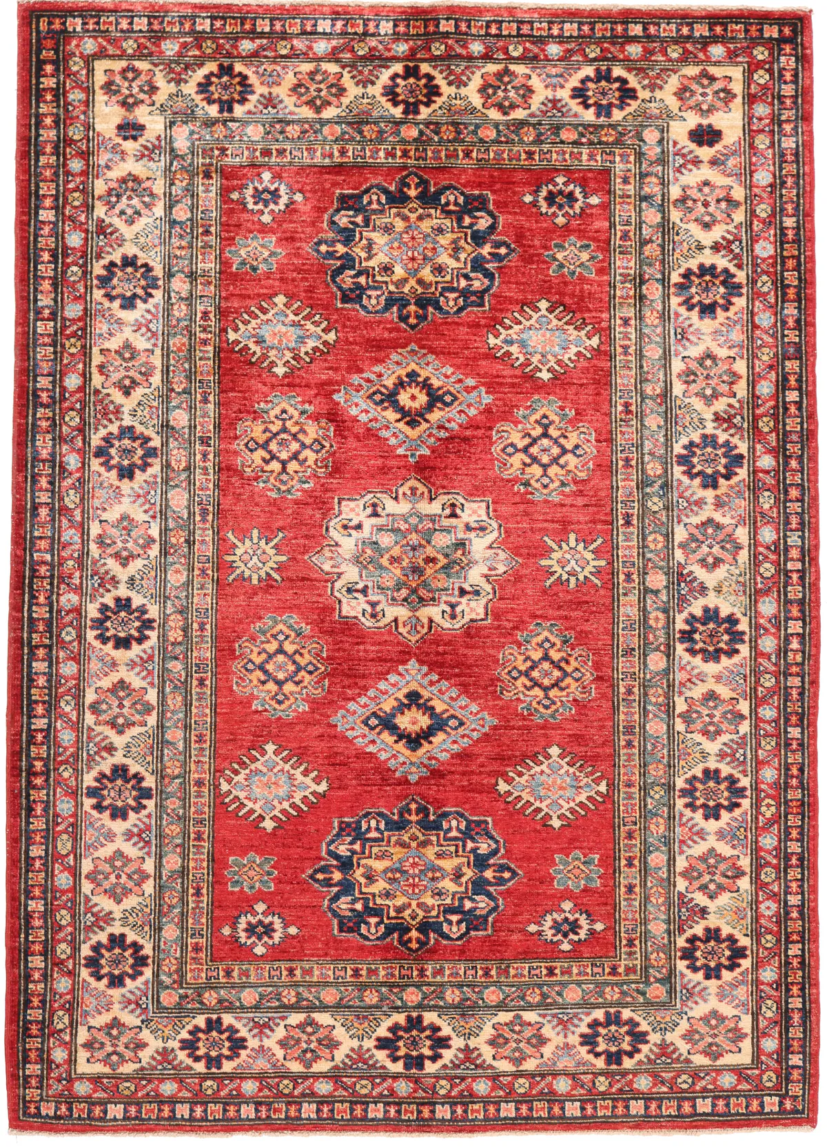 Caucasian Kazak design rug red, 175 × 126 cm