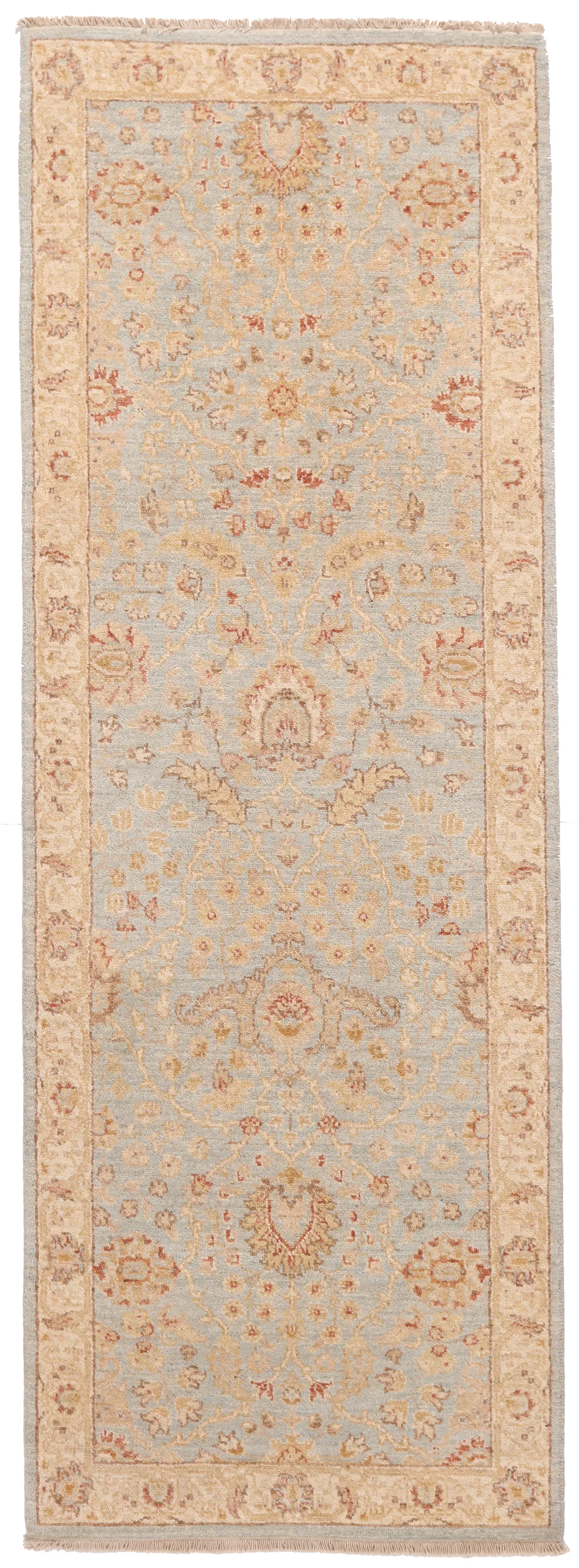 Garous / Ziegler Design Runner – Blue, 210 × 74 cm