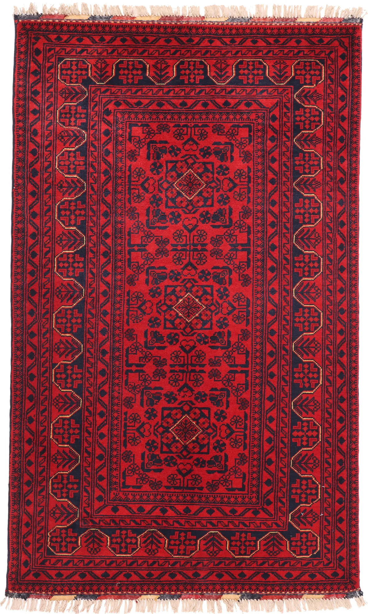 Khal Mohammad Afghan rug, 163 × 97 cm
