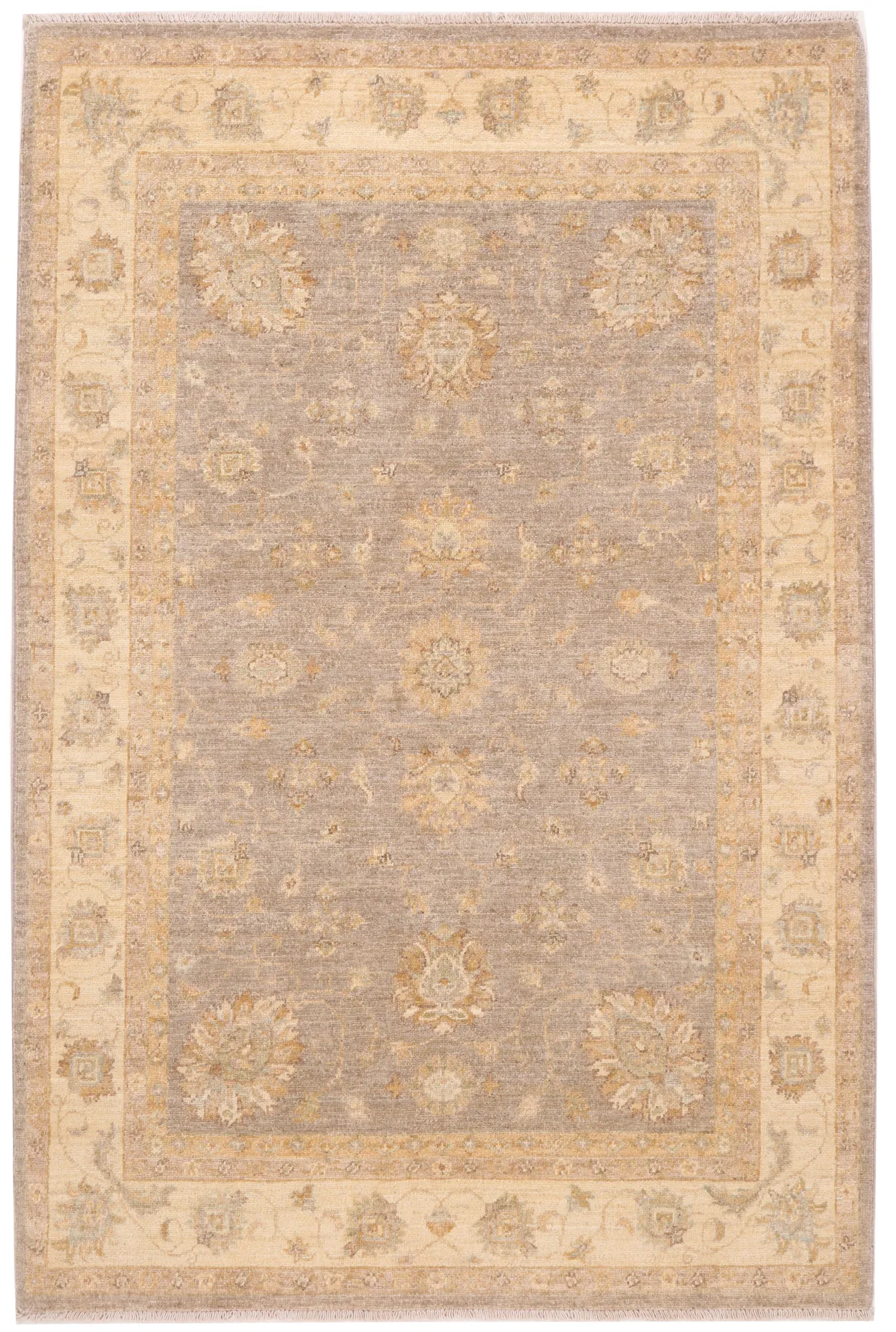 Garous / Ziegler design Rug – Grey 6 x 4, 182 × 120 cm