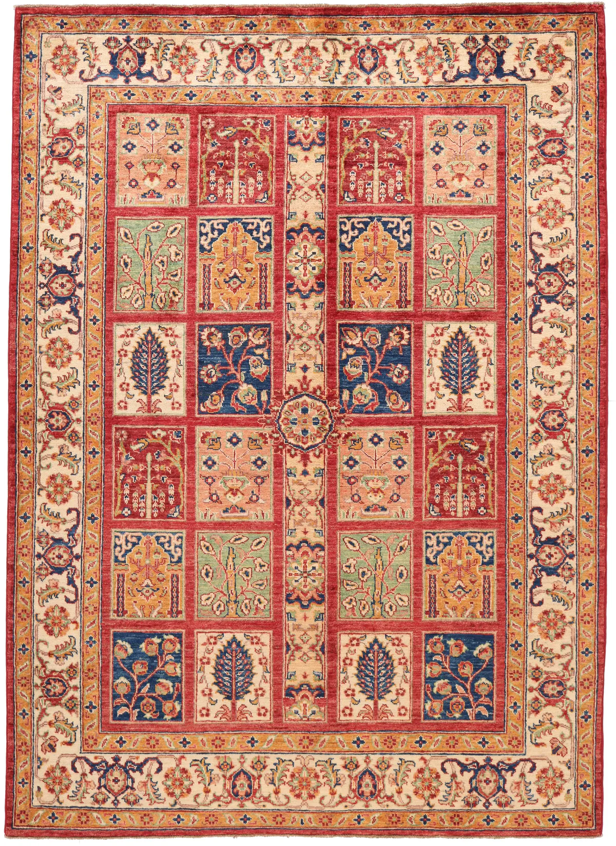 Garous / Ziegler design Rug – Colored Patterns 7 x 5, 205 × 150 cm