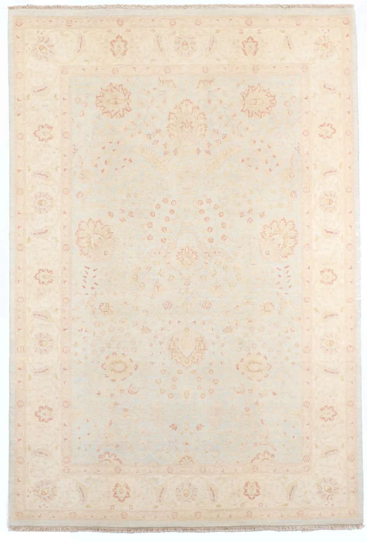Garous Ziegler Rug Duck Egg Blue in 8 x 5'5, 245 × 168 cm