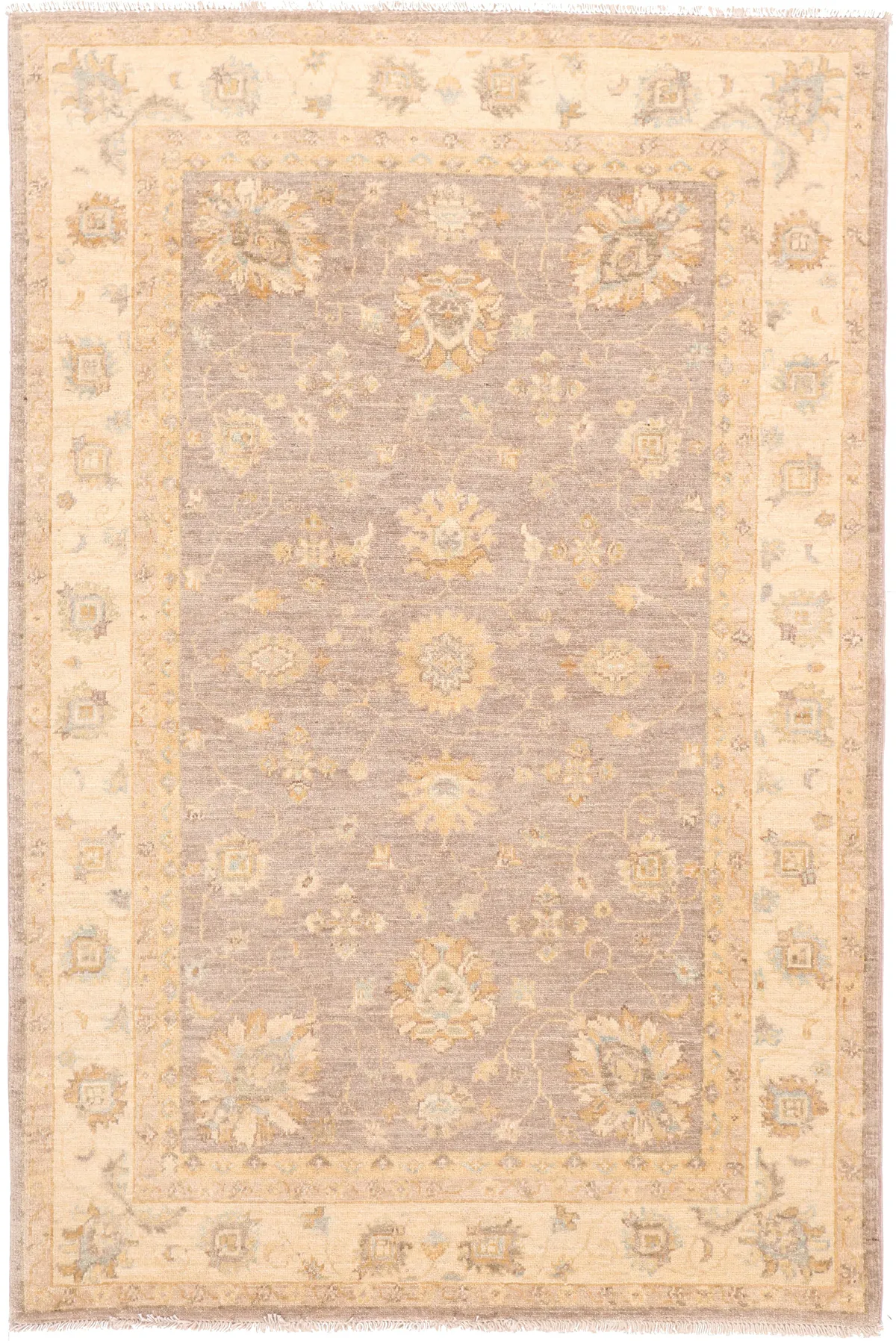 Garous / Ziegler design Rug – Grey 6 x 4, 182 × 121 cm