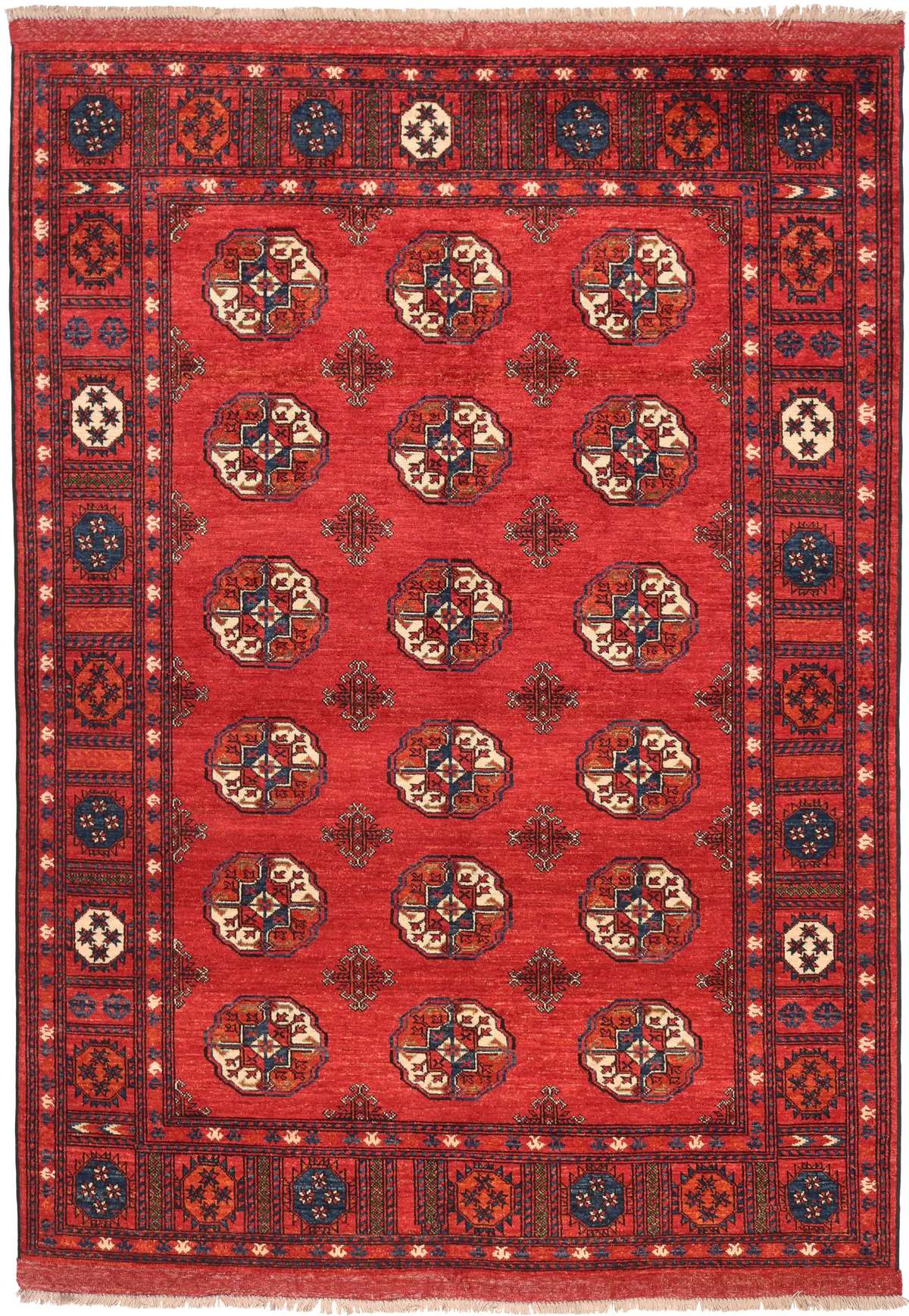 LUXURY HAND KNOTTED ERSARI RUG, 237 × 169 cm