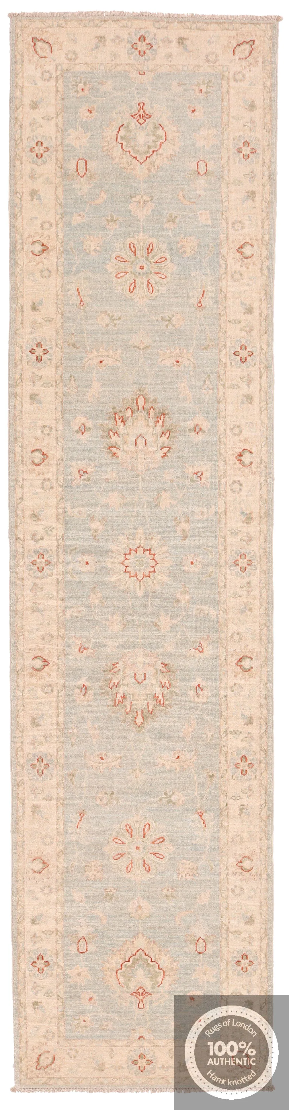 Garous / Ziegler Design Runner – Light Blue, 301 × 70 cm