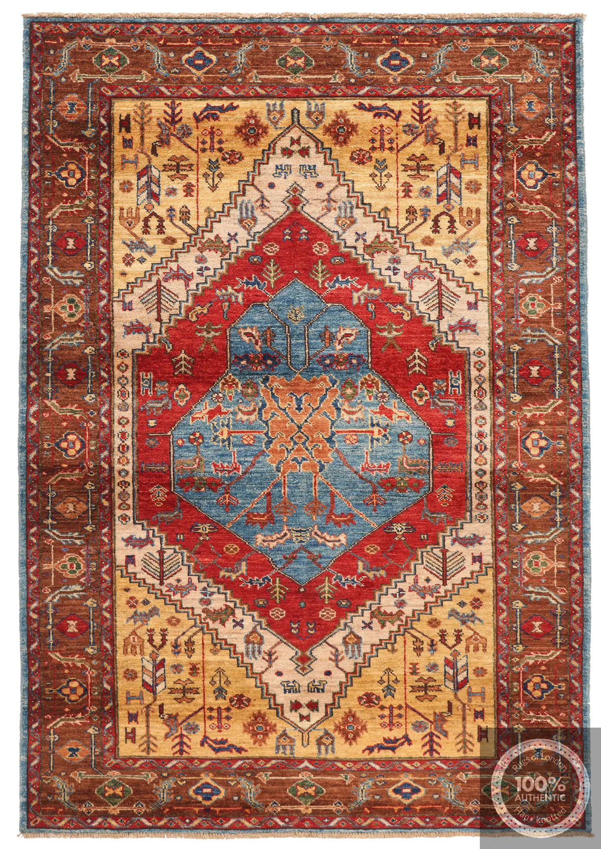 Shirvan Design Rug, 176 × 126 cm
