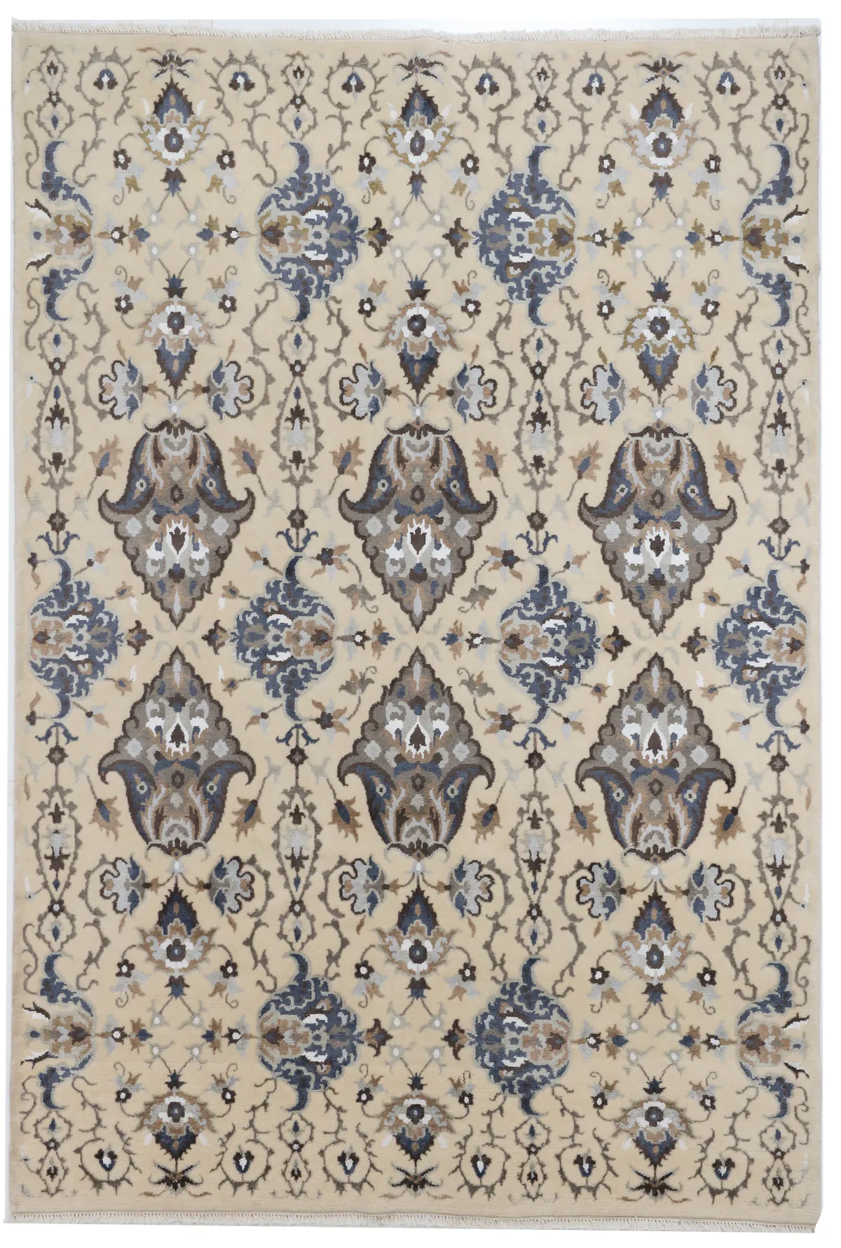 Modern Tibetan weave part silk, 247 × 171 cm