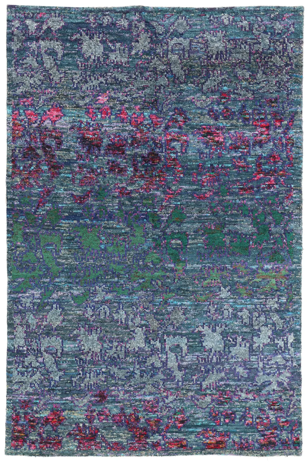 Sari Silk rug, 231 × 158 cm