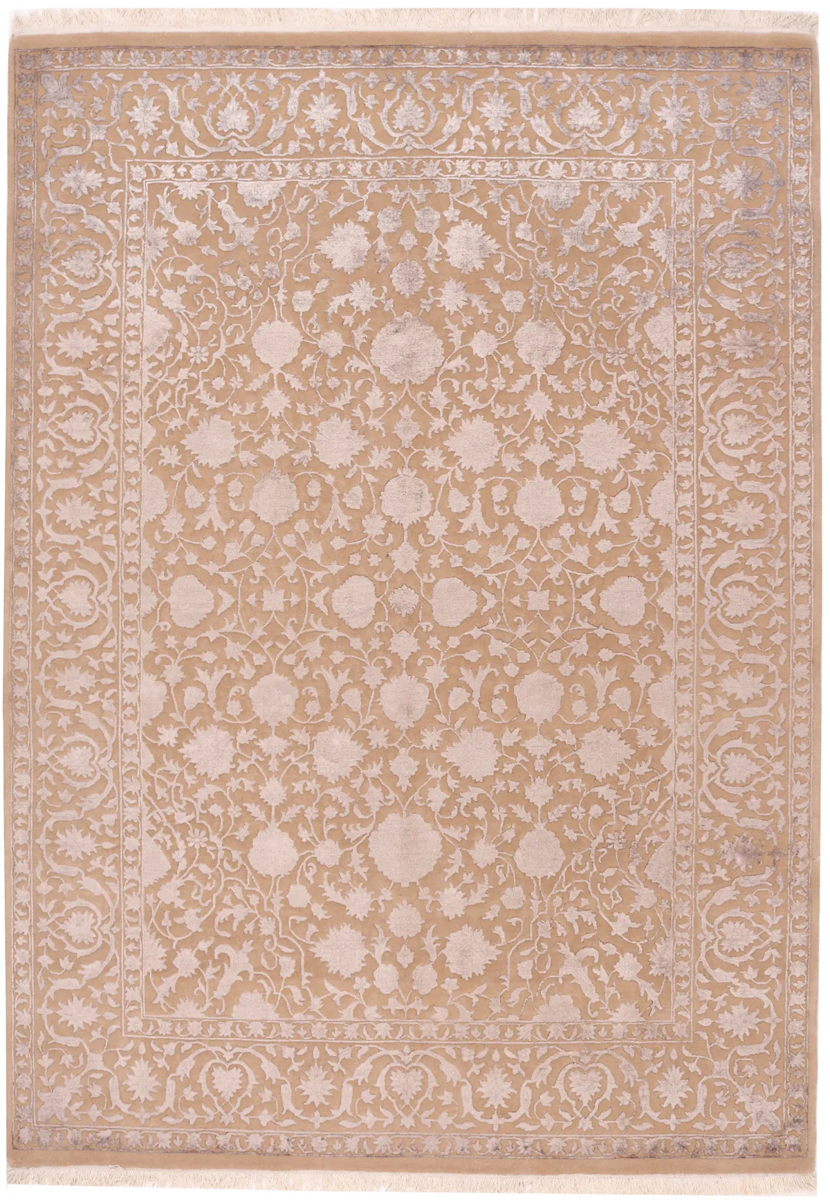 Keshan / Kashan Design Modern Rug Mocha -8 x 5'4, 245 × 168 cm