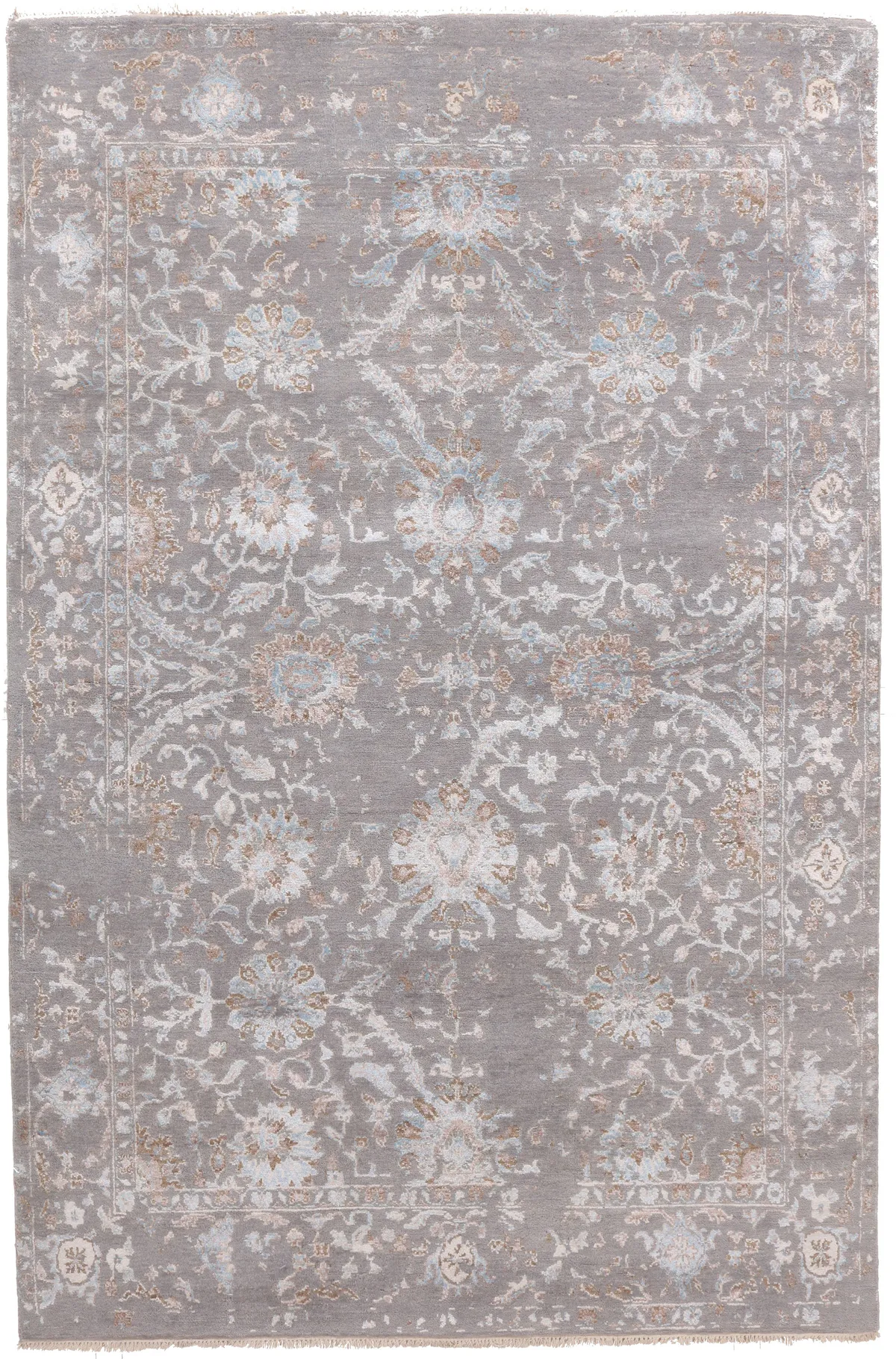 Elegance design rug part silk, 251 × 165 cm