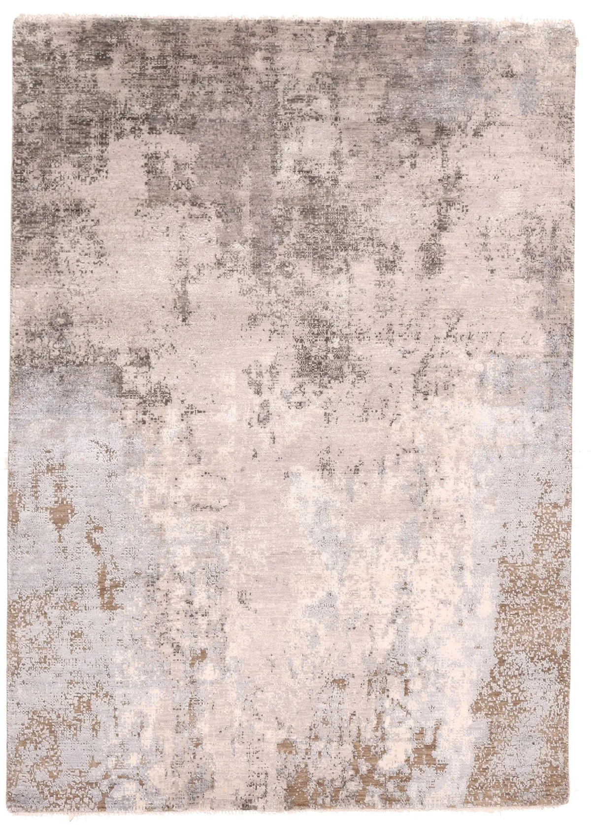 Modern part silk design, 242 × 170 cm