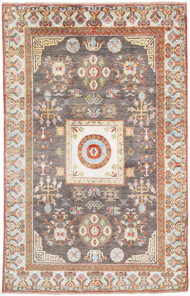 Khotan Samarkand Design Part Silk, 315 × 196 cm
