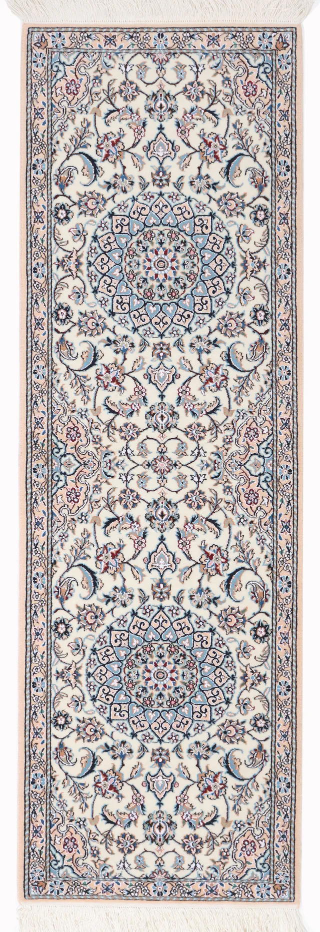 Persian 9La Nain Runner Silk Highlights, 196 × 63 cm