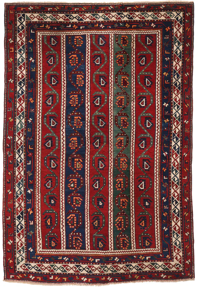 Caucasian / Kazak antique Rug – circa 1910, 250 × 160 cm