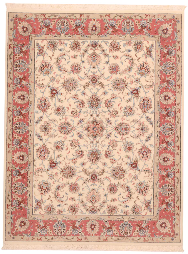 Persian Tabriz with silk highlights, 194 × 147 cm