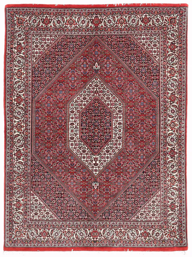 Persian Bidjar/Bijar Part Silk Rug, 210 × 150 cm