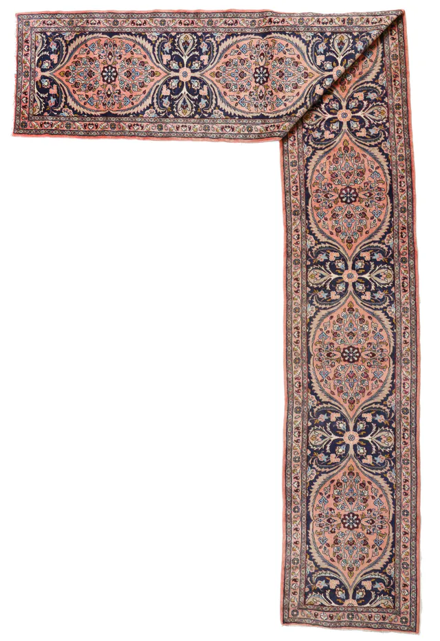 Persian Mehreban Runner Rug in, 590 × 77 cm