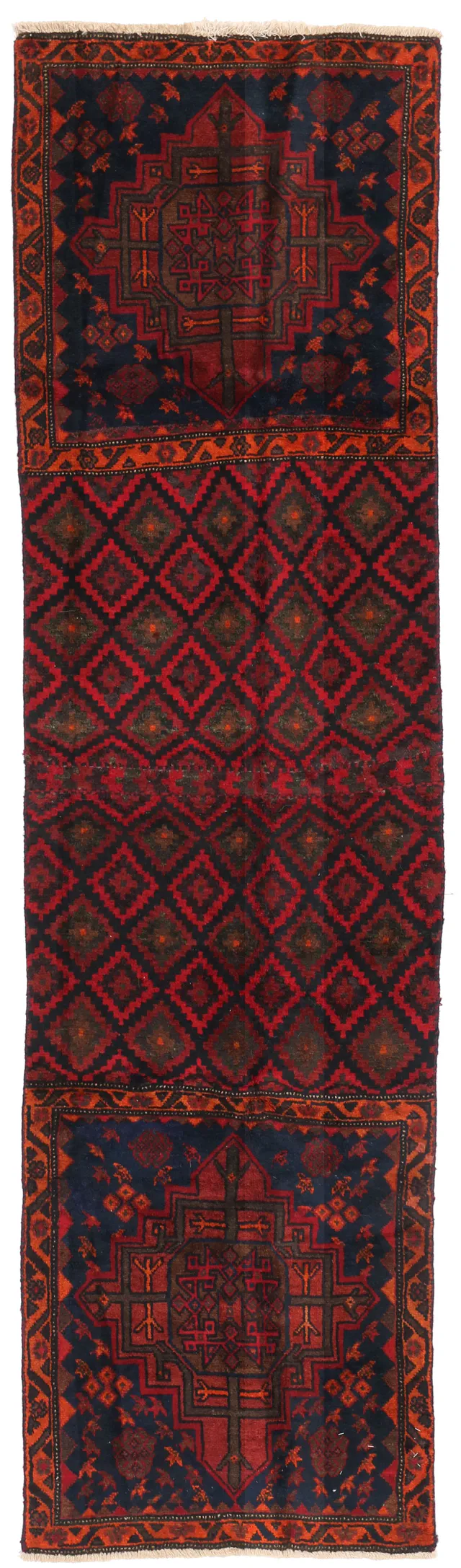 Persian Poshtkohi Runner, 240 × 66 cm