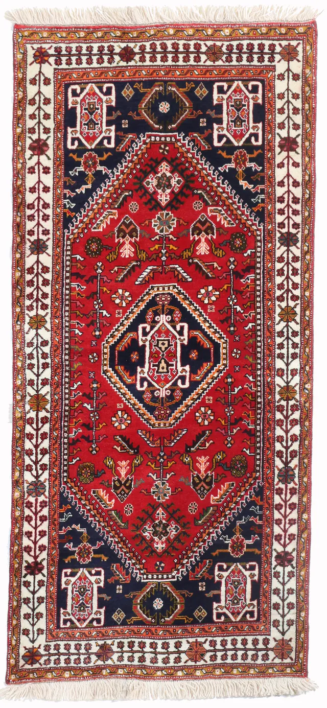 Persian Kashgai/ Qashgai Runner, 182 × 81 cm