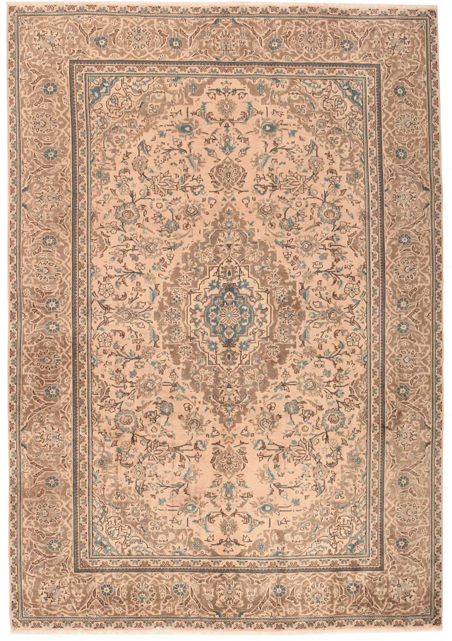Persian Keshan / Kashan Vintage Rug, 283 × 193 cm