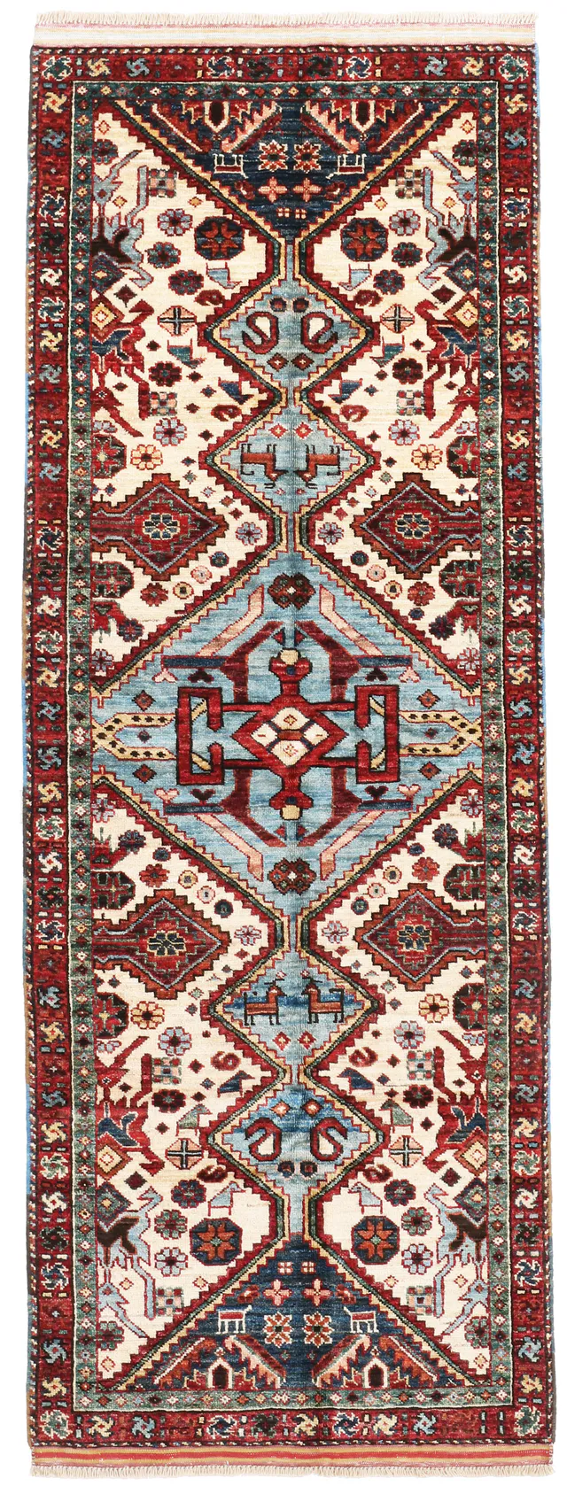 Fine Shirvan Design Runner, 211 × 78 cm