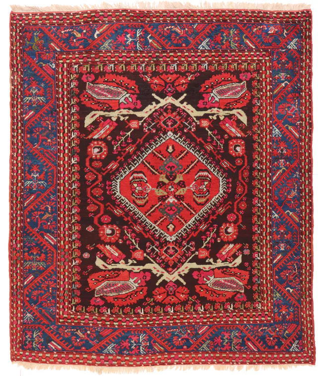 Antique Anatolian Kurmujur – circa 1880, 162 × 137 cm