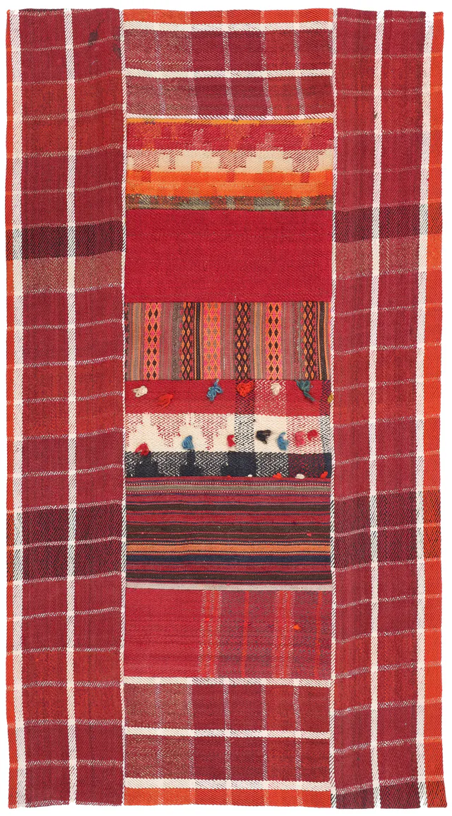 Persian Cheltekeh rug, 126 × 71 cm