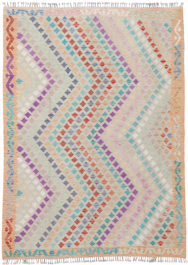 Shirvan Design Kilim 8 x 5'9, 246 × 179 cm